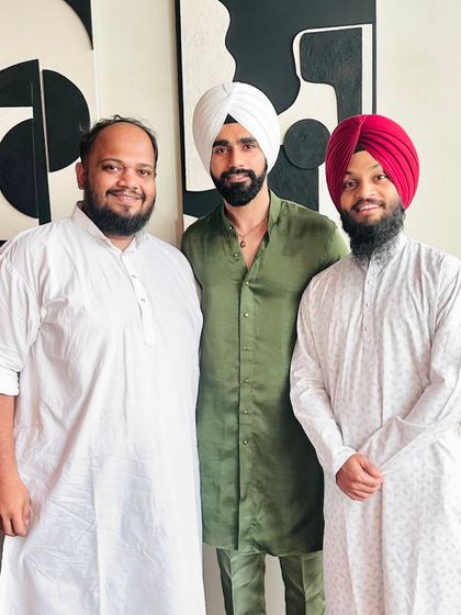 The trio after a wonderful concert. It's always a pleasure to collaborate with these two artists.