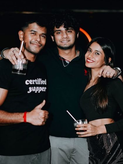 Drinks, music, and friends. The perfect recipe for an unforgettable Saturday night.