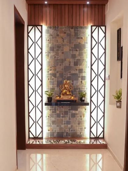 Bizzoppo - Residential Interior Design & Execution Elegant Living, Dining & Pooja Spaces photo 26