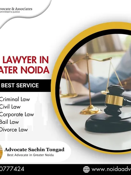 As the best lawyer in Greater Noida, my services include Criminal Law, Civil Law, Corporate Law, Bail Law, and Divorce Law.