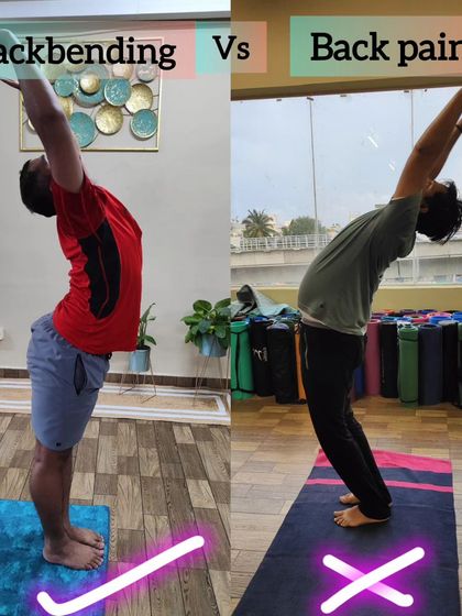There is a big difference between a backbend and what just looks like one but actually causes back pain. I teach you to bend from your mid and upper back, not just your lower back, for a safe and effective practice.