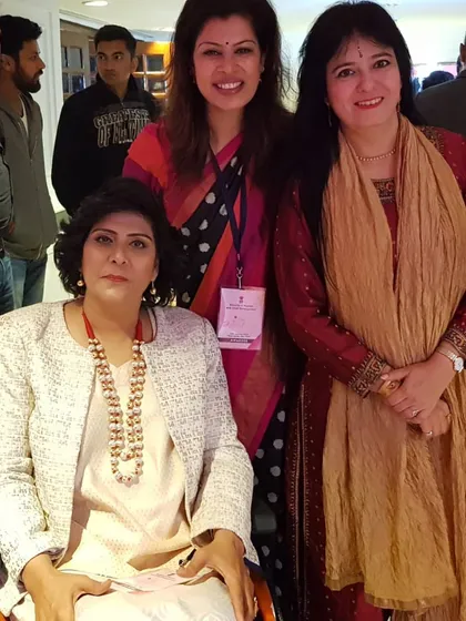 With fellow awardees at the 'First Ladies Award' ceremony. It was an honor to be in the company of such exceptional and pioneering women from different fields.