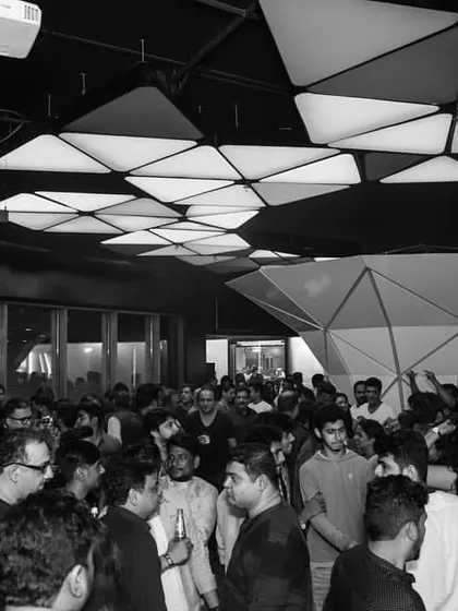 A packed house at the official success party for the movie Super 30. I have the experience to manage the energy for major corporate events and high-profile celebrations.
