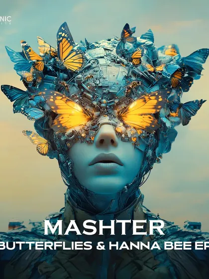 The cover art for my "Butterflies & Hanna Bee EP," released on my label Techtonic Records. The visual concept, created by a talented artist, captures the fusion of organic and electronic elements that defines the progressive house tracks on this release.