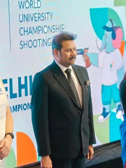 Dignitaries at the Final Skeet Women medal ceremony. Our ability to host prestigious events is reflected in the high-profile guests who attend and support our championships.
