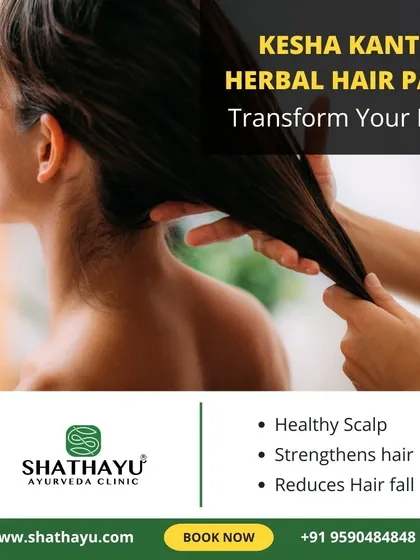 Transform your hair with our Kesha Kanti Herbal Hair Pack. This treatment is designed to create a healthy scalp environment, which is essential for strengthening hair and reducing hair fall, leading to visibly healthier hair.