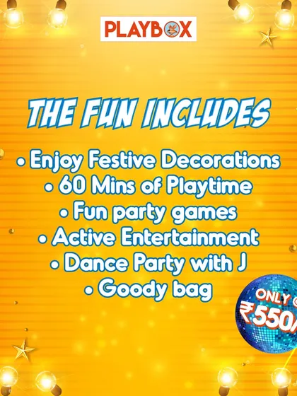 The list of fun activities included in our New Year's Day celebration package.