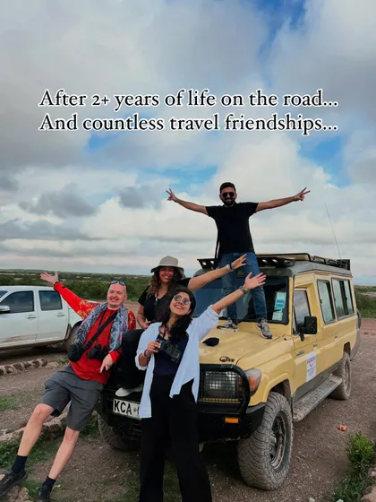 After countless travel friendships, our host is ready to take you on the next adventure. Here's a shot from a past trip, showing the joy of exploring with a group.