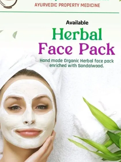 My handmade herbal face pack is one of my most popular treatments for achieving a natural glow. It is enriched with pure sandalwood to brighten the complexion, improve skin texture, and help reduce the appearance of dark circles.