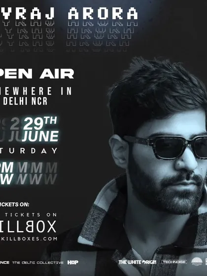 An open-air pool party somewhere in Delhi-NCR. These are the best kind of summer nights. Grab your spots and I'll see you by the pool.