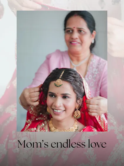 A touching moment between the bride and her mother. These are the memories that last a lifetime, and I ensure my bride's makeup is perfect for every single one.