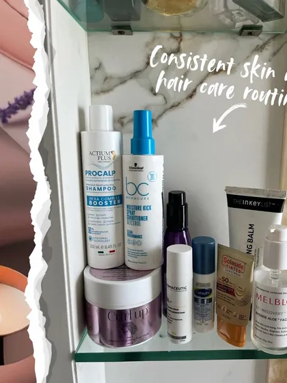 A consistent skin and hair care routine is one of the best resolutions you can make. The products don't have to be complicated, but they do need to be used regularly to see results. This is a look at some of my personal shelf staples.
