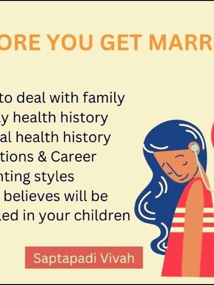 Saptapadi Vivah - Marriage Counseling & Guidance Pre-Marital Counseling: Your Guide to a Healthy Start photo 13