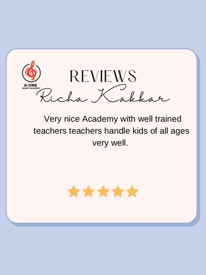 Thank you, Richa, for your kind words. We take pride in our well-trained teachers who are skilled at handling kids of all ages with care and patience.