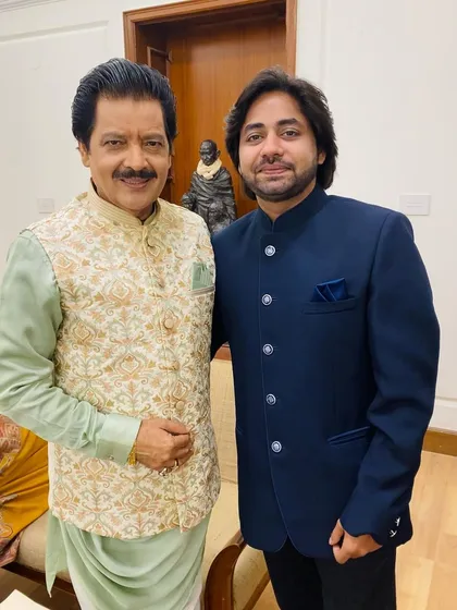 With the Padma Bhushan awardee, the great singer Udit Narayan. I had the honor of performing with him for a very special event in New Delhi.