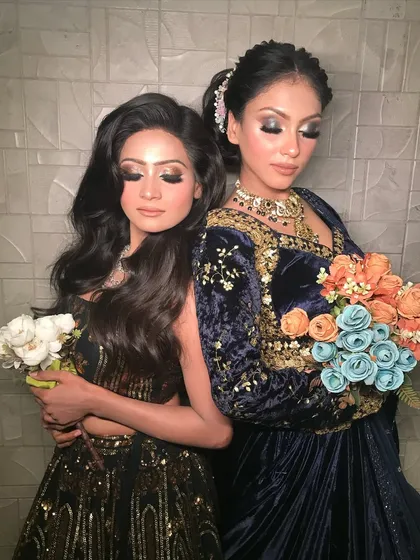 Two stunning looks created during our 1-day masterclass. This shows the quality and intensity of even my shorter workshops.