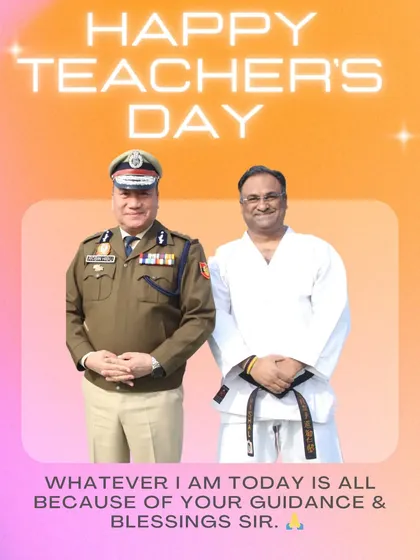 On Teacher's Day, I remember my own mentors and guides. My work with senior officials in the Delhi Police is built on a foundation of mutual respect and a shared goal of service.