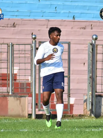 A young player on the move, showing the energy and focus that runs through our entire squad.