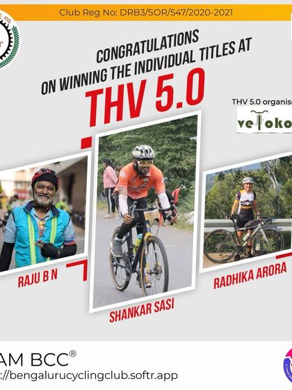 We celebrate our individual title winners at the THV 5.0 event. Radhika Arora owned both the miles and the climbs, showcasing her incredible talent and strength.