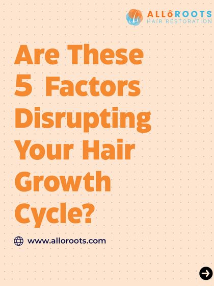 Is your hair growth cycle being disrupted? Several factors, from hormones to environmental stressors, can interfere with your hair's natural growth process, leading to thinning and shedding.