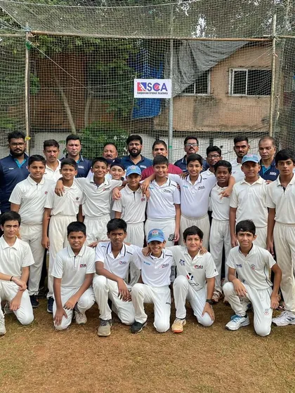 Another group of our dedicated players ready to kick off a new season of cricket.