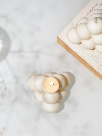 Sculptural Decor Candles photo 47