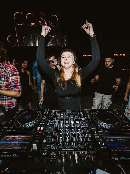 Pure joy behind the decks. Seeing the crowd dance and feel the music is the ultimate reward for the hours spent in the studio.