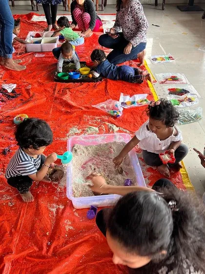 This is a collection of additional photos from my events. They show more of the setups, materials, and happy children in action.