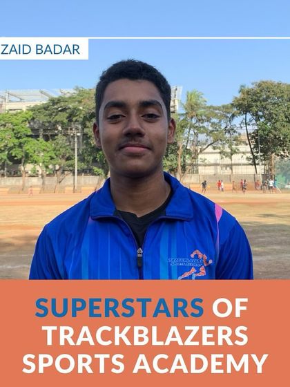 Introducing one of our superstars, Zaid Badar, a consistent force on the track with a proven record of success.