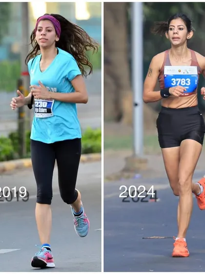 This is not just a five-year transformation; it's a story of consistency. The woman on the left started a journey, and the woman on the right proves that with discipline and self-belief, limits are just illusions. I coach you to find this evolution within yourself.