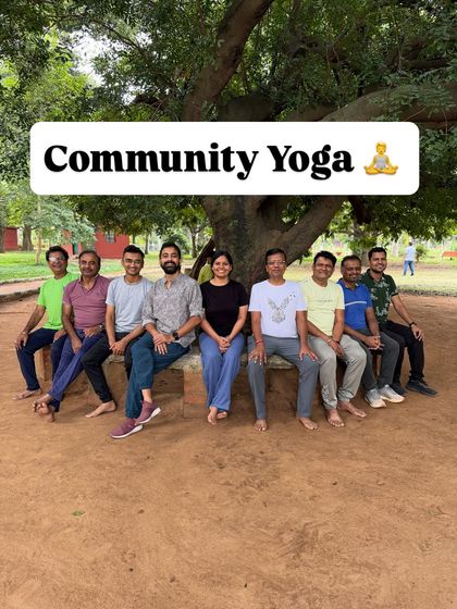 Our community yoga group. We come together from different walks of life, united by our love for yoga and our commitment to well-being.