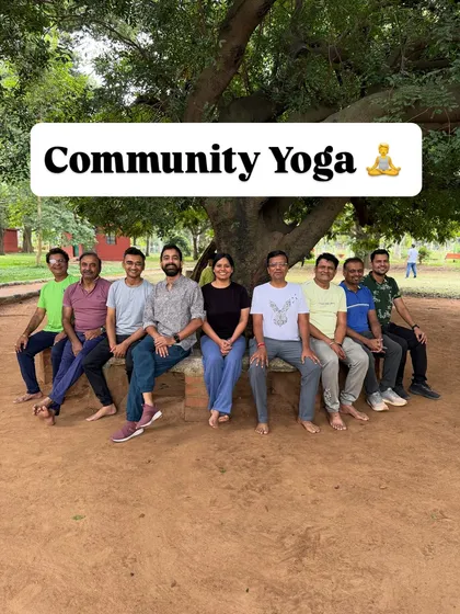 Our community yoga group. We come together from different walks of life, united by our love for yoga and our commitment to well-being.