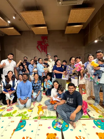 Our Tambourine semester group photo. I am so grateful for every family that joins and becomes a part of our growing musical community.