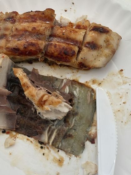 Grilled fish, a fantastic source of lean protein and omega-3 fatty acids, which are essential for fat loss and reducing inflammation.