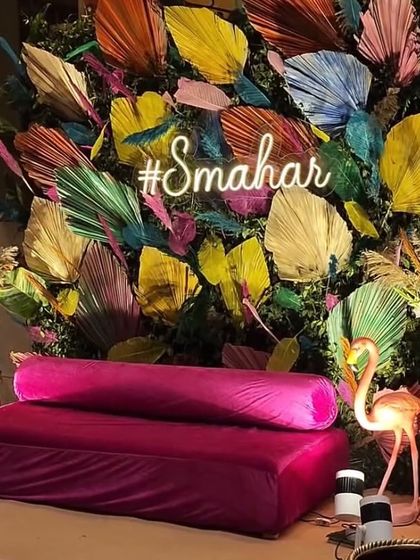 Vibrant Haldi & Mehendi Setups photo 13