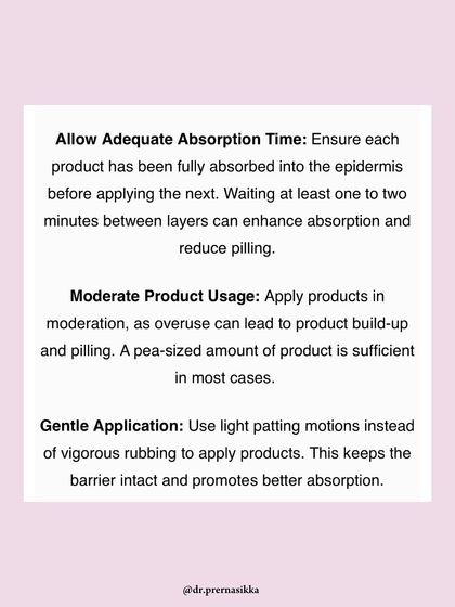 My advice in Zee News also included allowing adequate absorption time between layers and using gentle, patting motions for application.