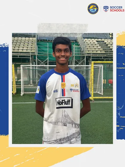 Ishaan Ghosh, in his academy kit, represents the aspirations of our young footballers. His selection for the Maharashtra Junior Nationals team shows what is possible with the right training environment.
