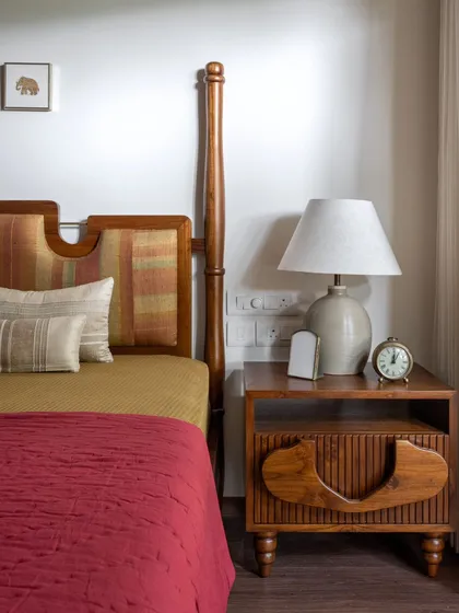 A comprehensive look at the Layam residence, a project where we designed all furniture to extend the home's core concept. This series showcases the master bedroom, guest room, study, and living areas, all tied together by a shared design narrative.