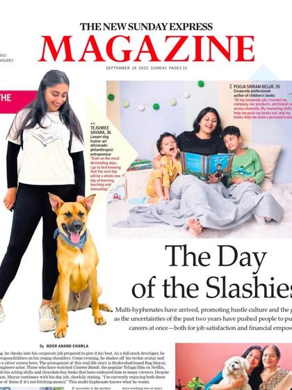 A look at the article in The New Sunday Express Magazine about my career change and the passion that drives me.