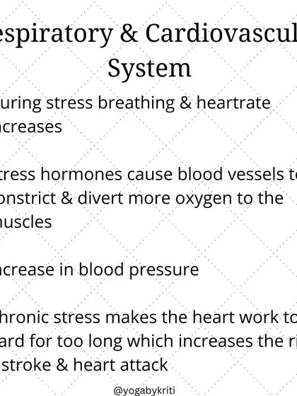 Chronic stress makes the heart work too hard for too long. It constricts blood vessels and increases blood pressure, raising the risk of stroke and heart attack.