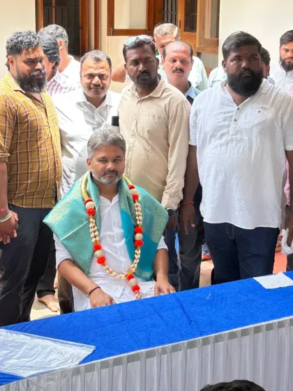 Being felicitated by my people is the greatest honor. This moment from my birthday celebration is a reminder of the deep bond I share with the community and the responsibility that comes with their affection.