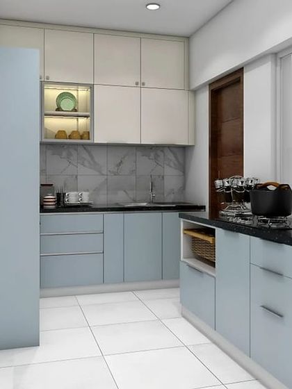 Bengaluru Interiors - Space-Saving Furniture Solutions Modern Kitchen Designs photo 13