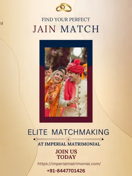Find your perfect Jain match with my elite matchmaking service. I specialize in connecting individuals within the Jain community, guiding you to your dream partner.