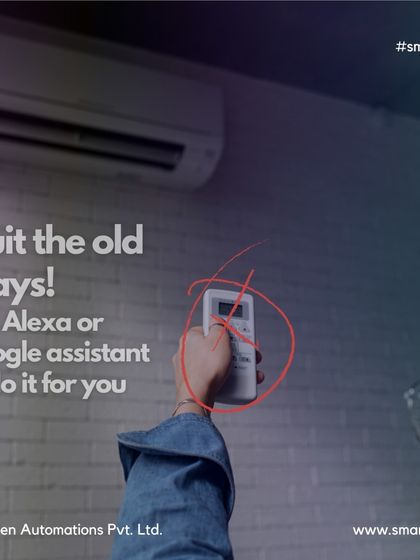 Quit the old ways. Ask Alexa or Google Assistant to do it for you. Control your AC and other appliances with simple voice commands.