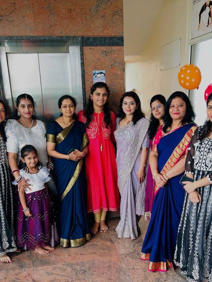 The Shree Yoga Academy family, including our younger members, gathered for our second-anniversary celebration. It’s a joy to see our community grow across all ages.