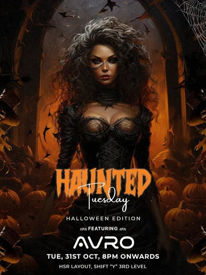 Haunted Tuesday, a Halloween edition party at Shift Lounge. I bring the spooky beats to get everyone in the spirit.