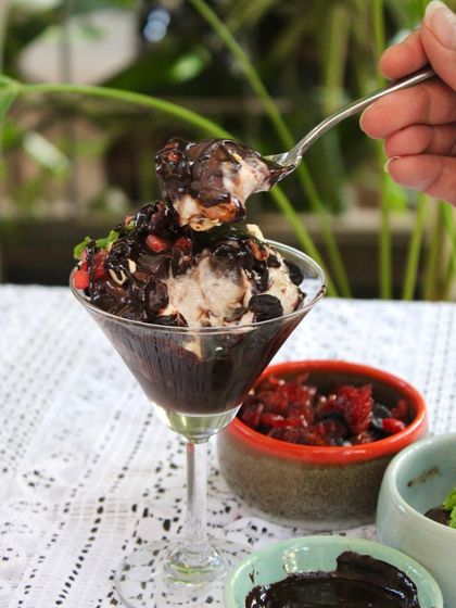 That perfect spoonful of our Chocolate Sundae, with a bit of everything. It's a taste of heaven, made with compassion and love.