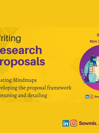 Day two of the workshop is all about structure. I guide participants through creating mind maps to organize their ideas, developing a solid proposal framework, and then fine-tuning the details to create a coherent and persuasive narrative.