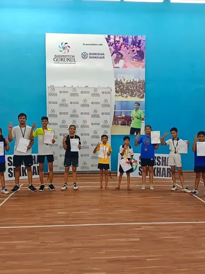 Young certificate holders pose after the conclusion of the Shiksha Shikhar tournament. Our goal is to make every event a rewarding experience for the children.