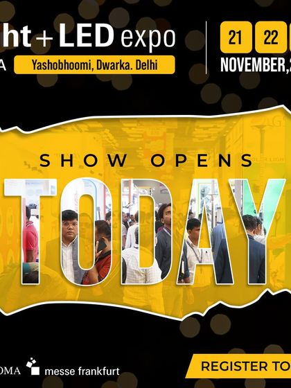 The wait is over, the show opens today! Step into a world where innovation meets illumination.